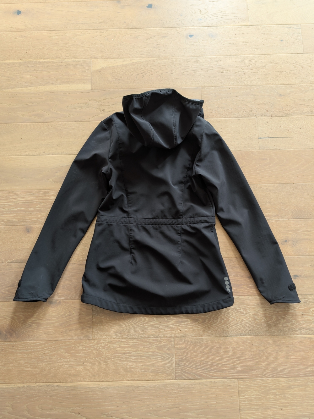 Bench Women's Black Hooded Softshell Rain Jacket - Picture 4 of 7